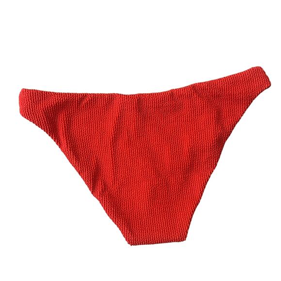 J. Crew Swim Scrunchie Hipster Bikini Bottoms Orange L Large New - Picture 3 of 6
